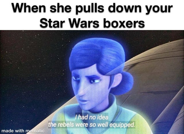 This meme is a play on the iconic "I know" meme, but with a Star Wars twist. The image shows a character from the Star Wars franchise, likely C-3PO or another protocol droid, with a shocked expression. The text overlay reads: "When you're trying to help with a situation and you end up making it worse" and "I know" is replaced with "I've been trained as a protocol droid, fluent in over 6 million forms of communication, and I know that the Rebel Alliance is in desperate need of a new plan..."